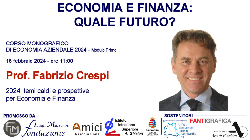 Economia e Finanza: quale Futuro? - Locandina